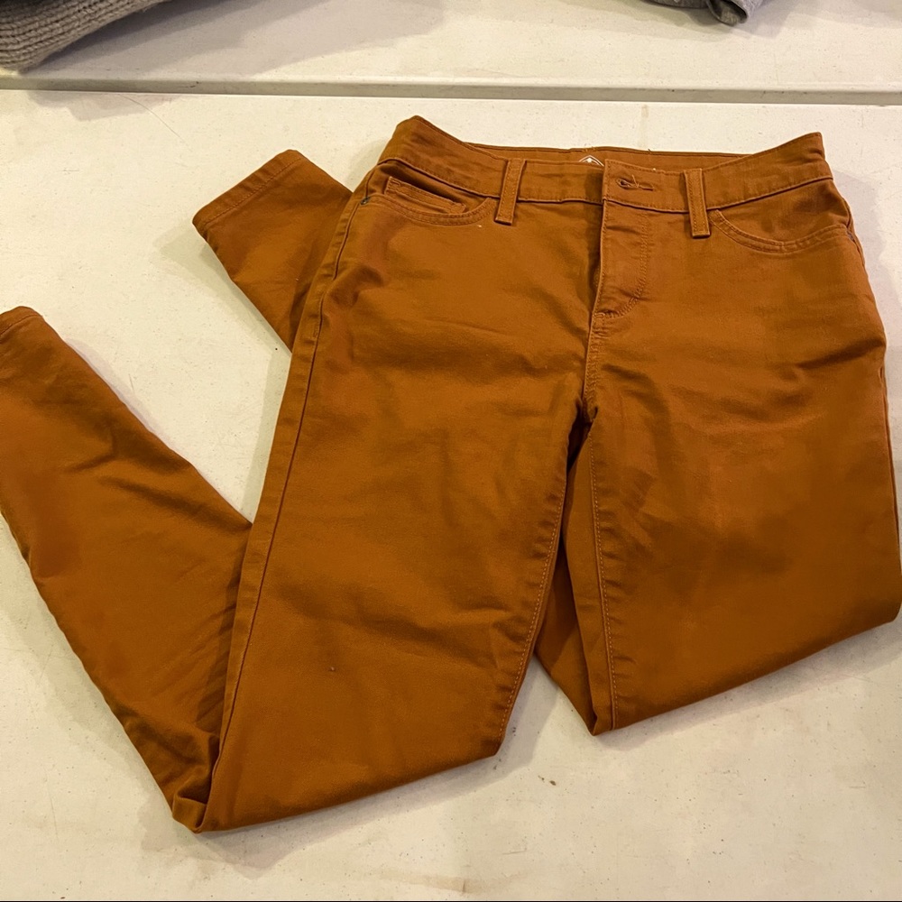 ST. JOHN’S BAY STRAIGHT LEG MUSTARD YELLOW JEANS